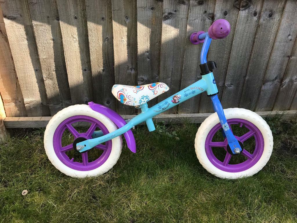 disney frozen balance bike